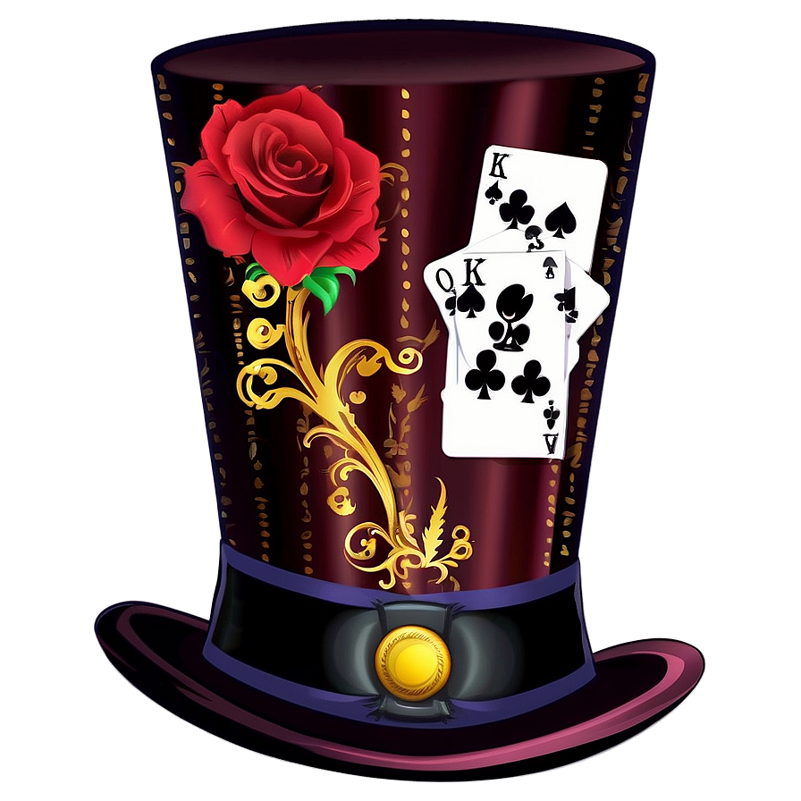 Top Hat With Cards Png (for Magician Themes Again) 46 PNG Image