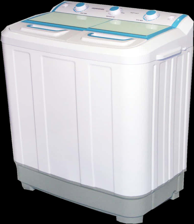 Top Loading Twin Tub Washing Machine PNG Image