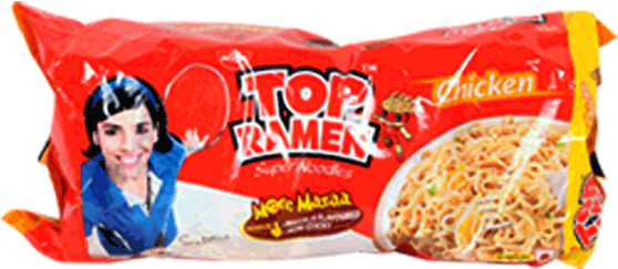 Top Ramen Chicken Flavor Packet PNG Image