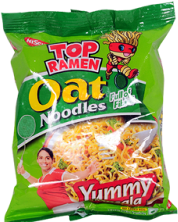 Top Ramen Oat Noodles Packaging PNG Image