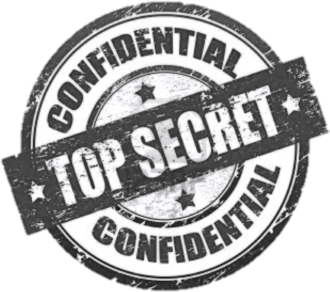 Top Secret Confidential Stamp PNG Image