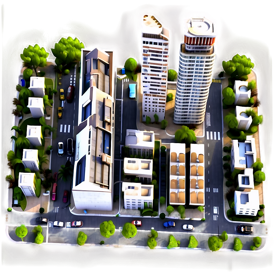 Top View City Location Png Uyp70 PNG Image