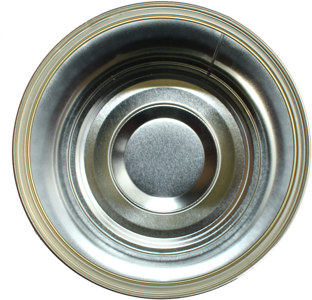 Top View Sealed Tin Can PNG Image