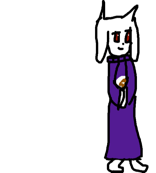 Toriel Fanart Sketch PNG Image