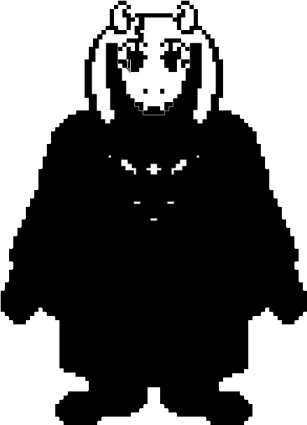 Toriel Undertale Pixel Art PNG Image