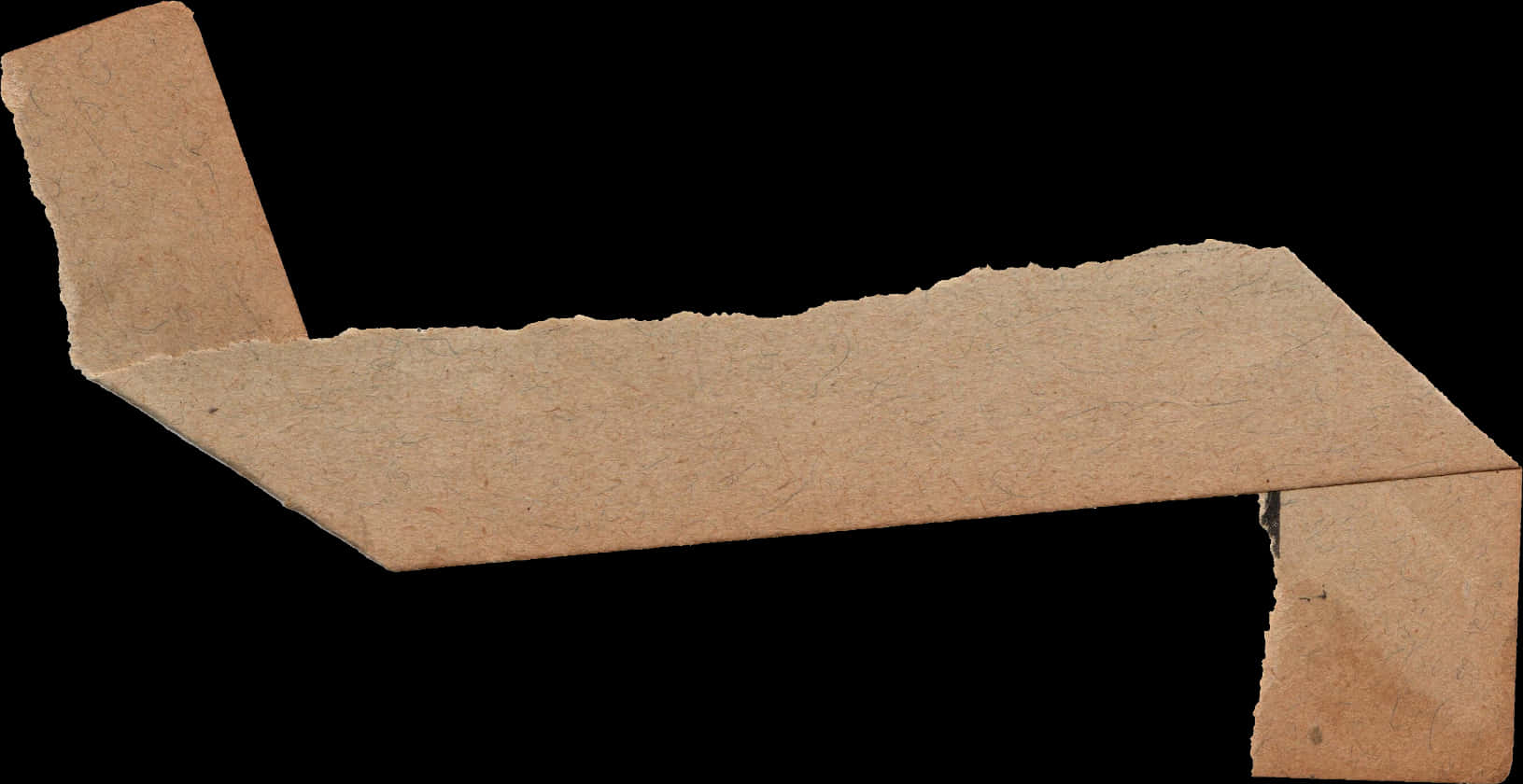 Torn Brown Paper Edge PNG Image