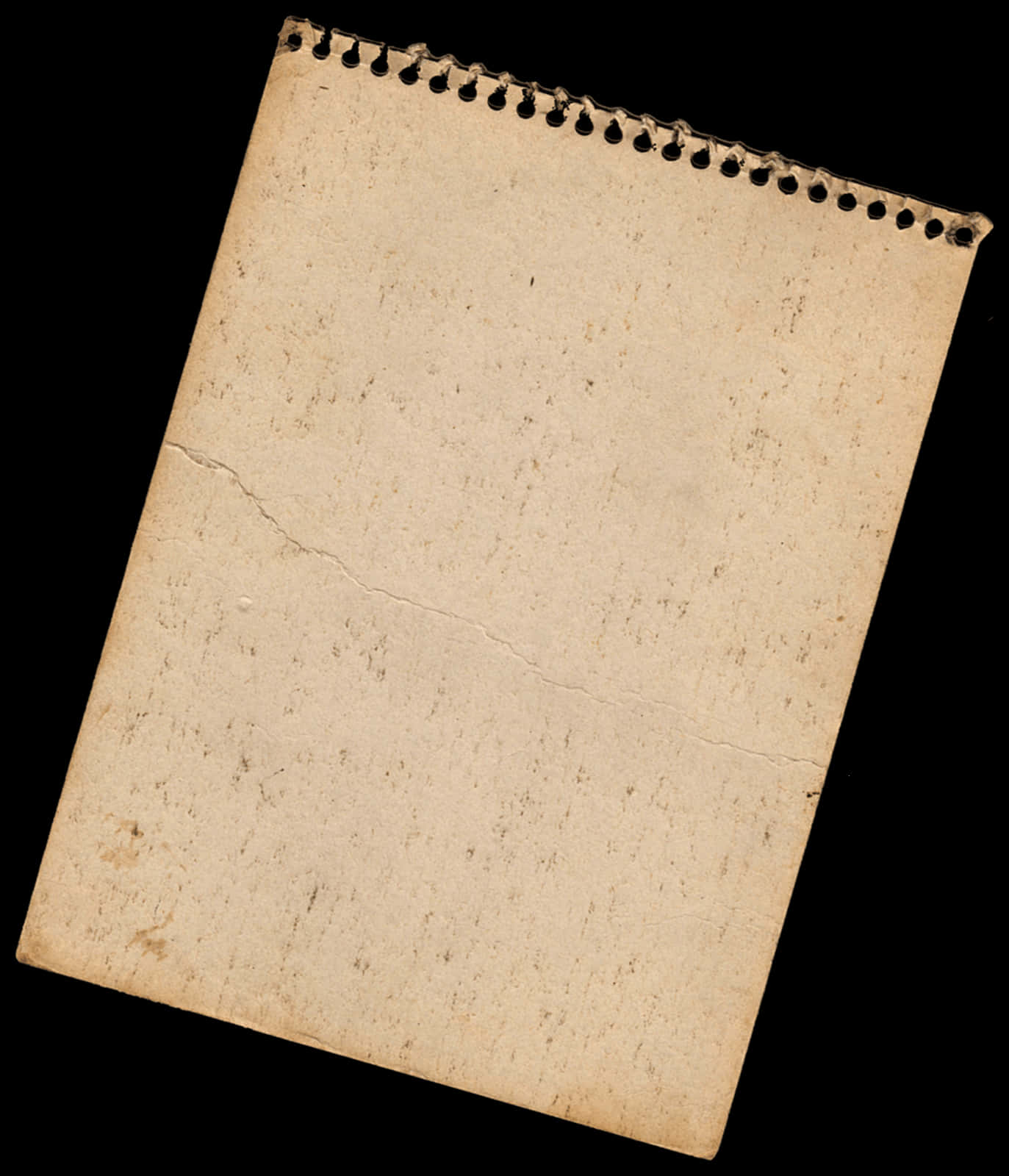 Torn Notebook Paper Texture PNG Image