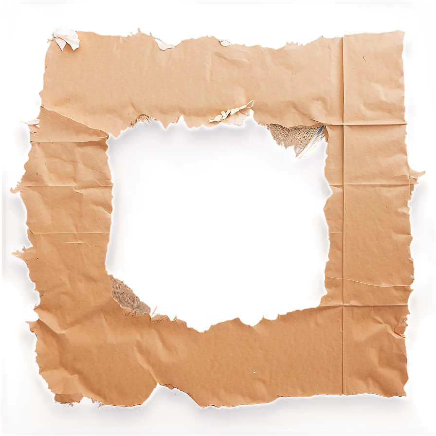 Torn Paper D PNG Image