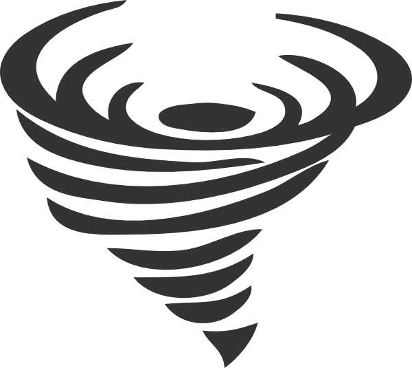 Tornado Icon Graphic PNG Image