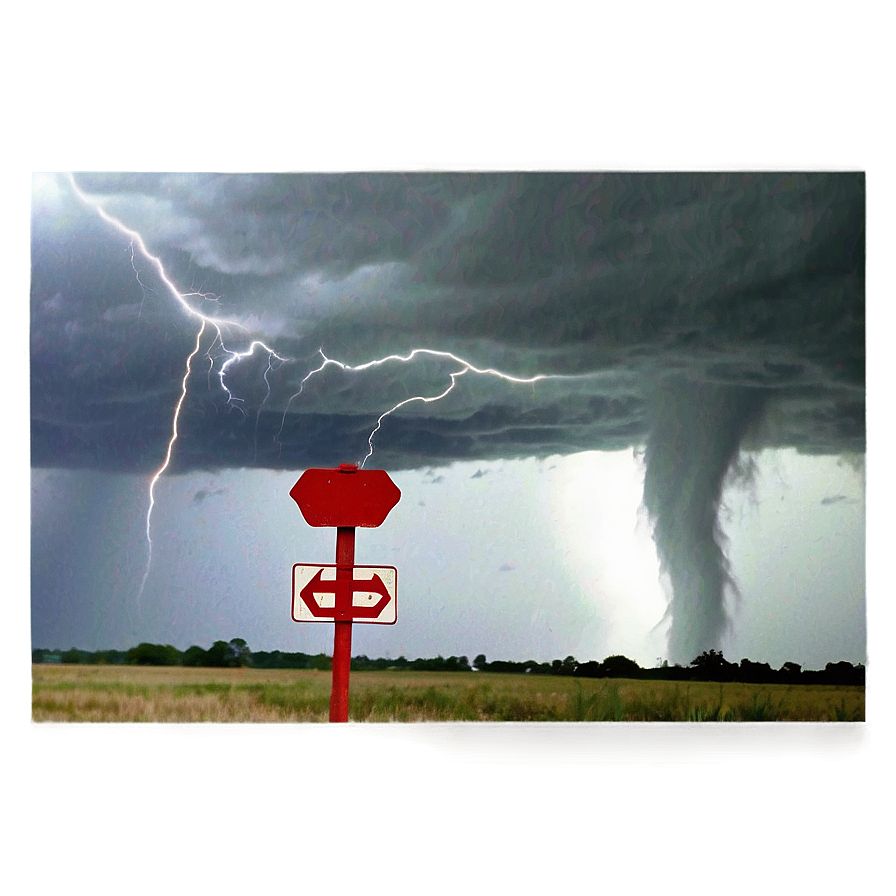 Tornado Warning Sign Png Qom PNG Image