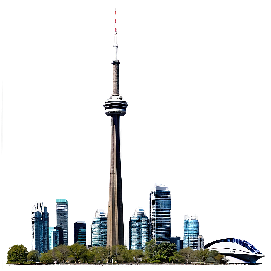 Toronto Skyline Silhouette Png Fui PNG Image