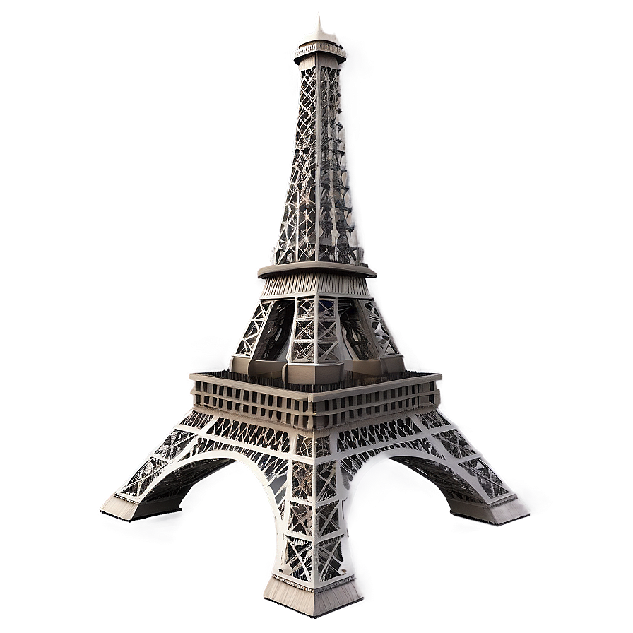 Torre Eiffel Aerial View Png 06262024 PNG Image