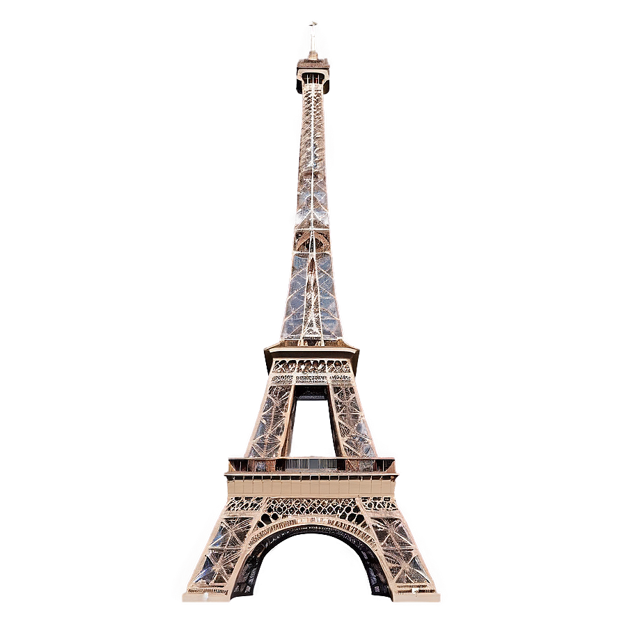 Torre Eiffel Clear Day View Png Mdg74 PNG Image