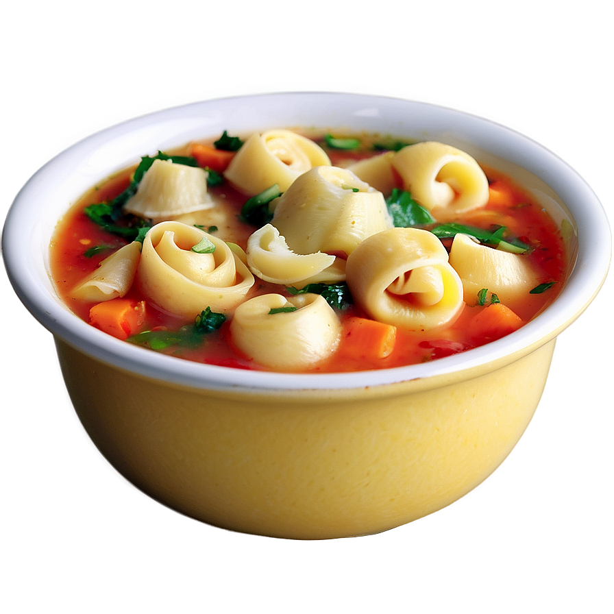 Tortellini Soup Pasta Png Qol51 PNG Image