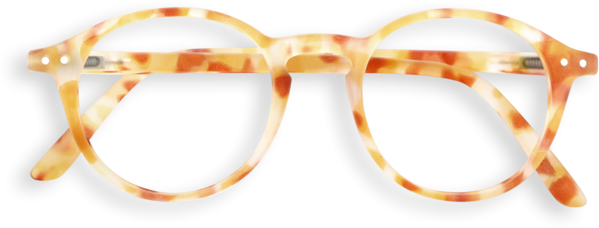 Tortoiseshell Pattern Eyeglasses Transparent Background PNG Image