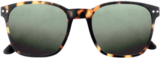 Tortoiseshell Sunglasses Front View PNG Image