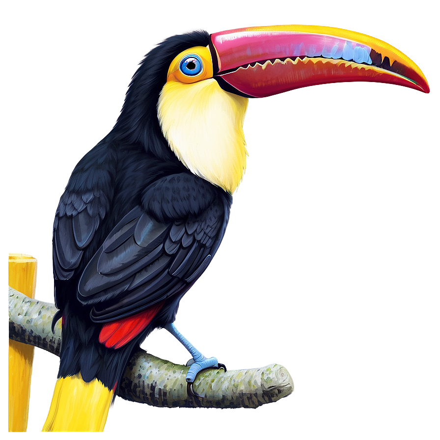 Toucan Birdwatching Icon Png 06112024 PNG Image