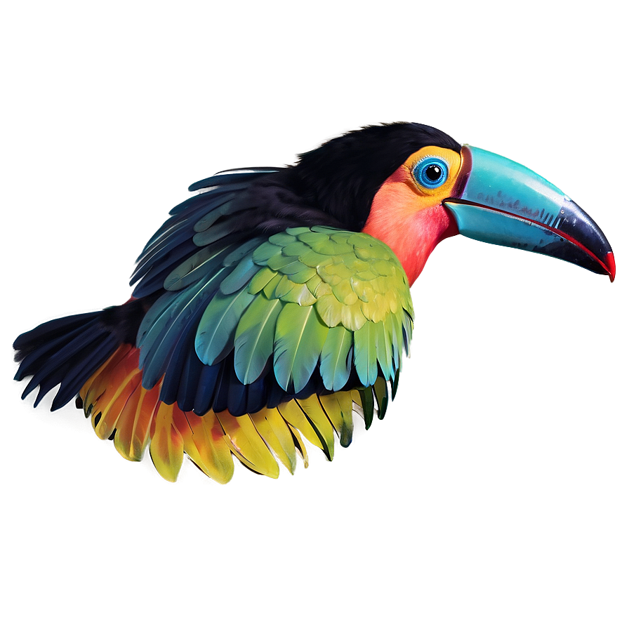 Toucan In Flight Png Cvv PNG Image