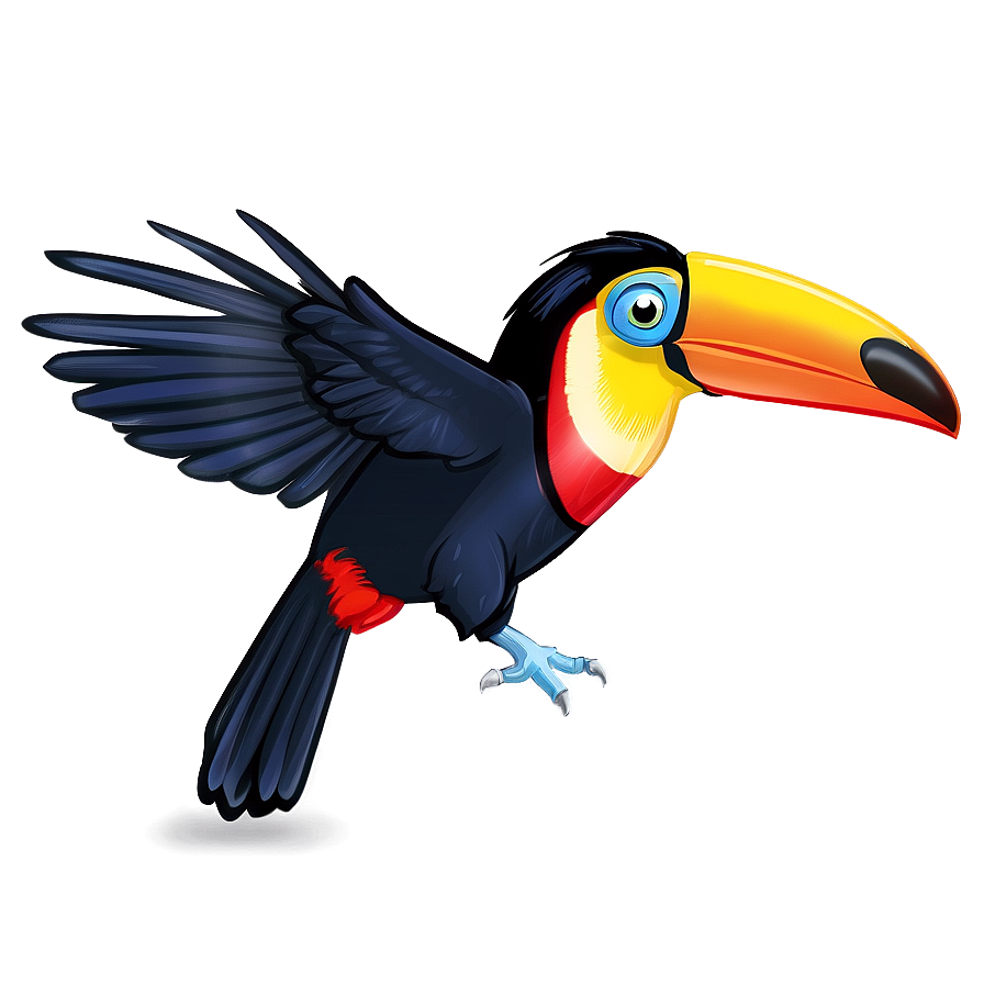 Toucan In Flight Png Vgc PNG Image