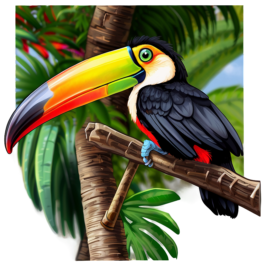 Toucan In Paradise Png Vsd30 PNG Image