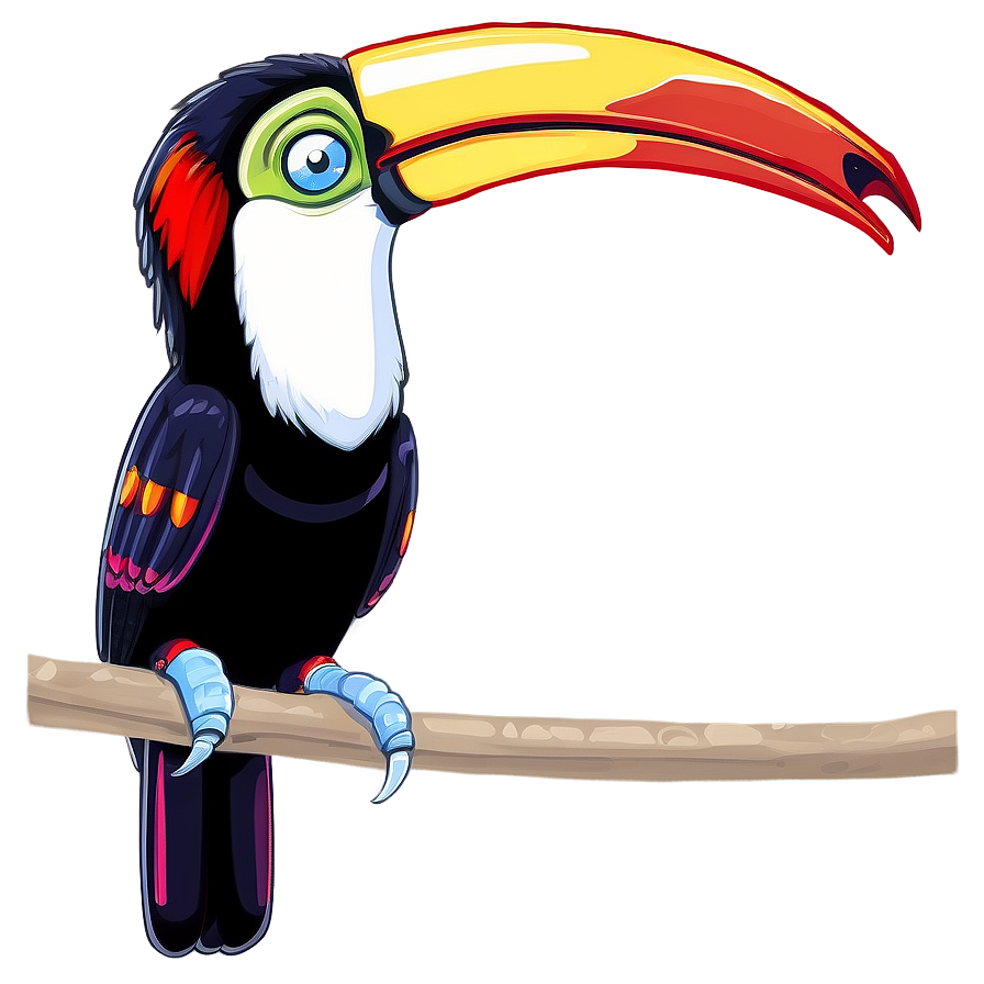 Toucan Mid-squawk Png Kxh53 PNG Image