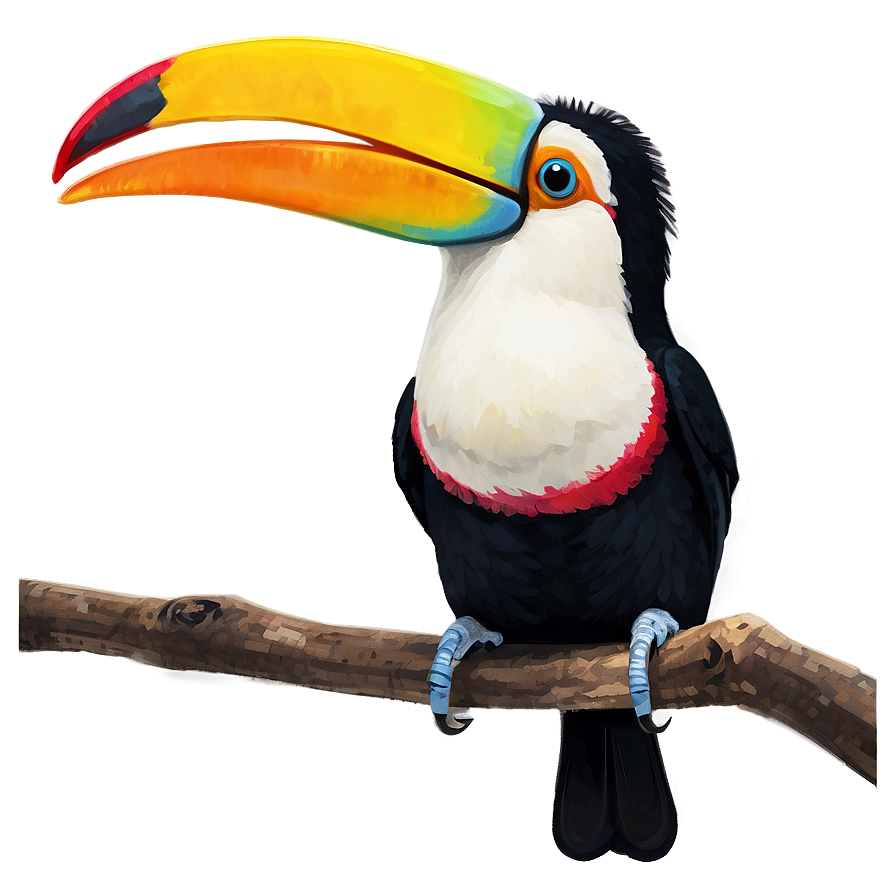 Toucan With Vibrant Plumage Png 06112024 PNG Image