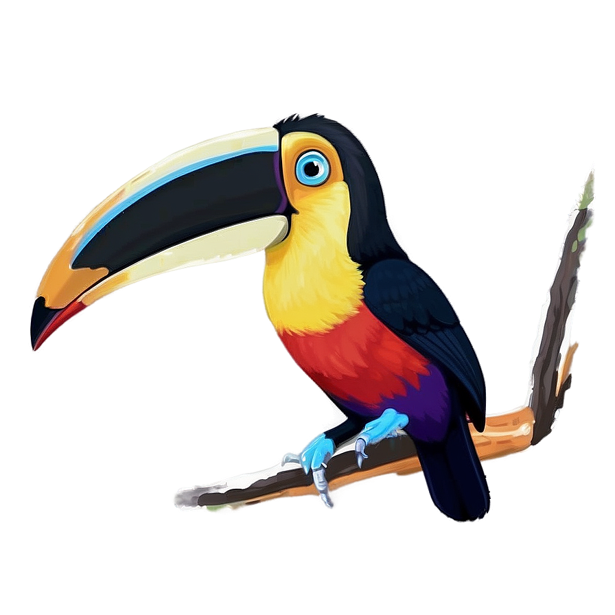 Toucan With Vibrant Plumage Png 06112024 PNG Image