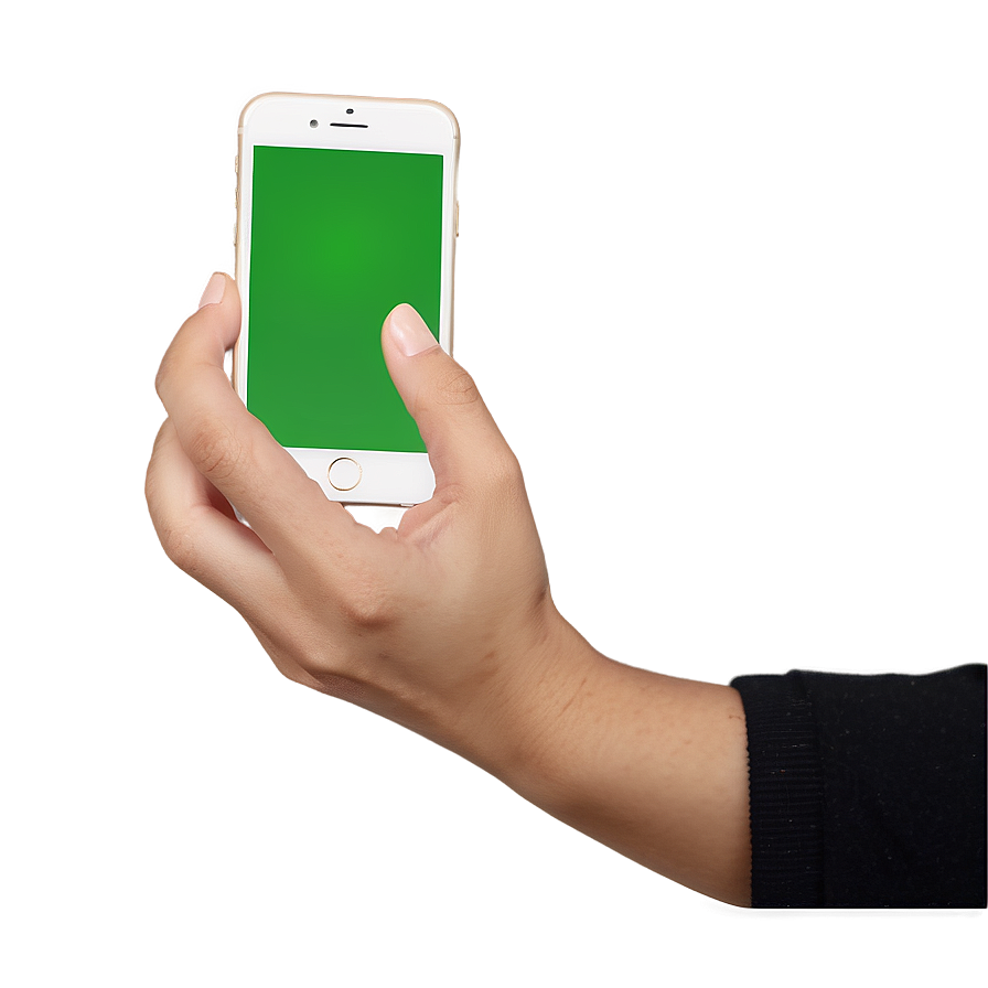 Touch Device Green Screen Png Und80 PNG Image