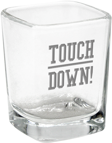 Touchdown Themed Shot Glass PNG Image