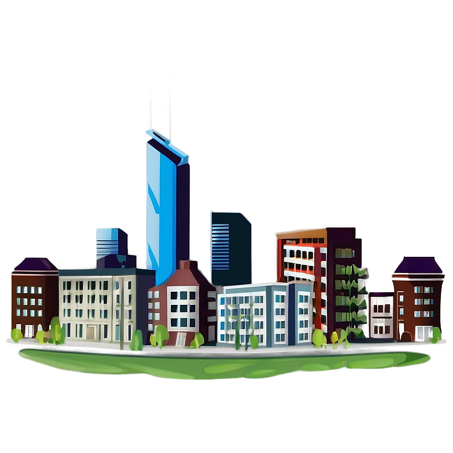 Town A PNG Image