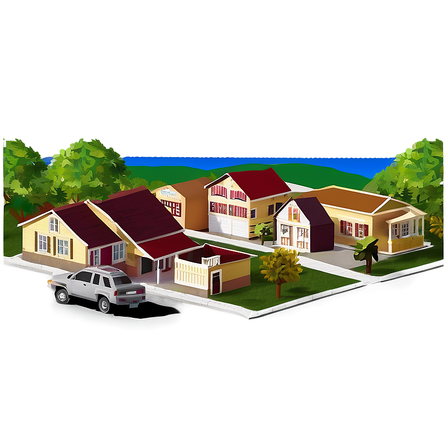 Town C PNG Image