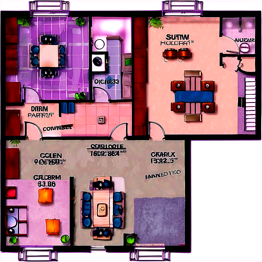 Townhouse Floor Plan Png 06262024 PNG Image