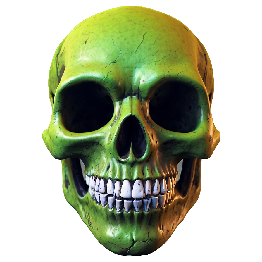 Toxic Skull Face Image Png Wdt PNG Image