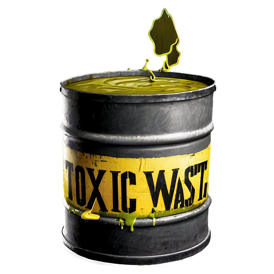 Toxic Waste Drum Spill Png Rak42 PNG Image