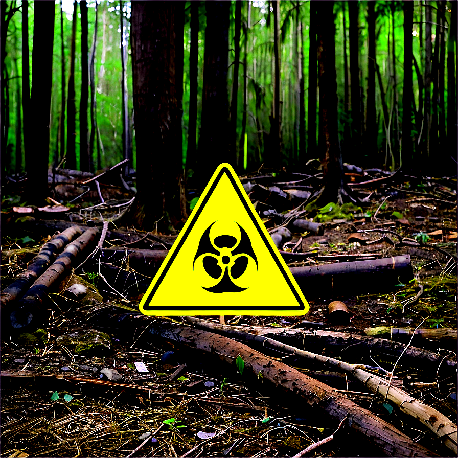 Toxic Waste In Forest Png Isr68 PNG Image