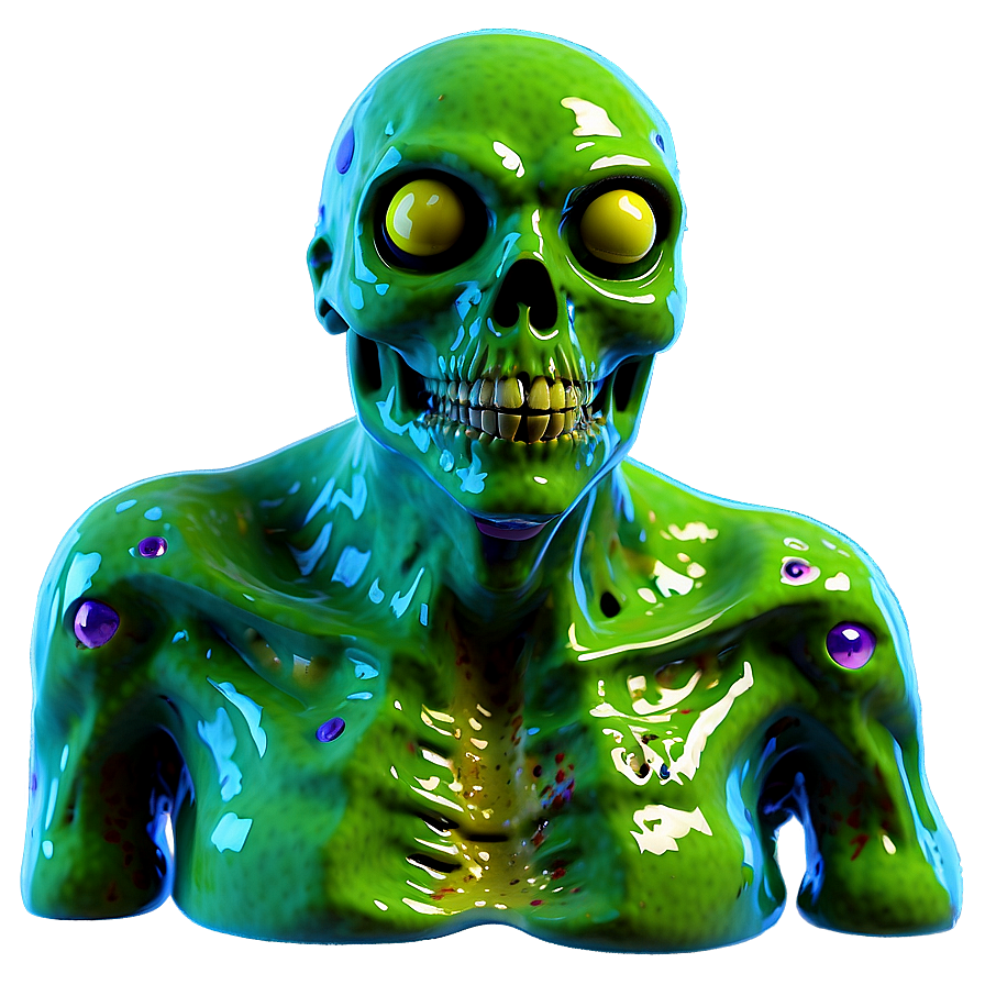 Toxic Zombie Slime Png Bnu90 PNG Image