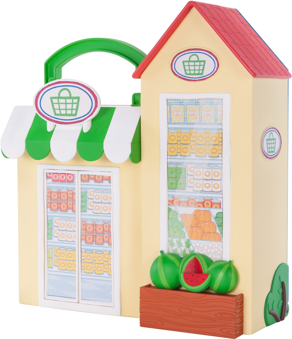 Toy Grocery Store Playset PNG Image