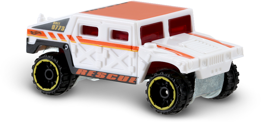 Toy Hummer Rescue Vehicle PNG Image