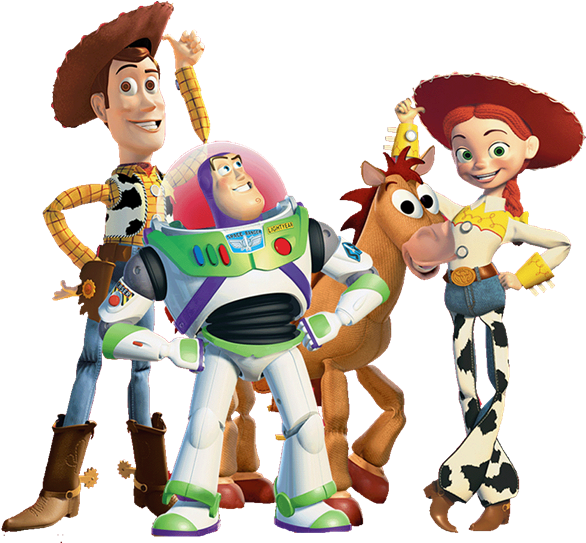 Toy Story Characters Group Pose PNG Image