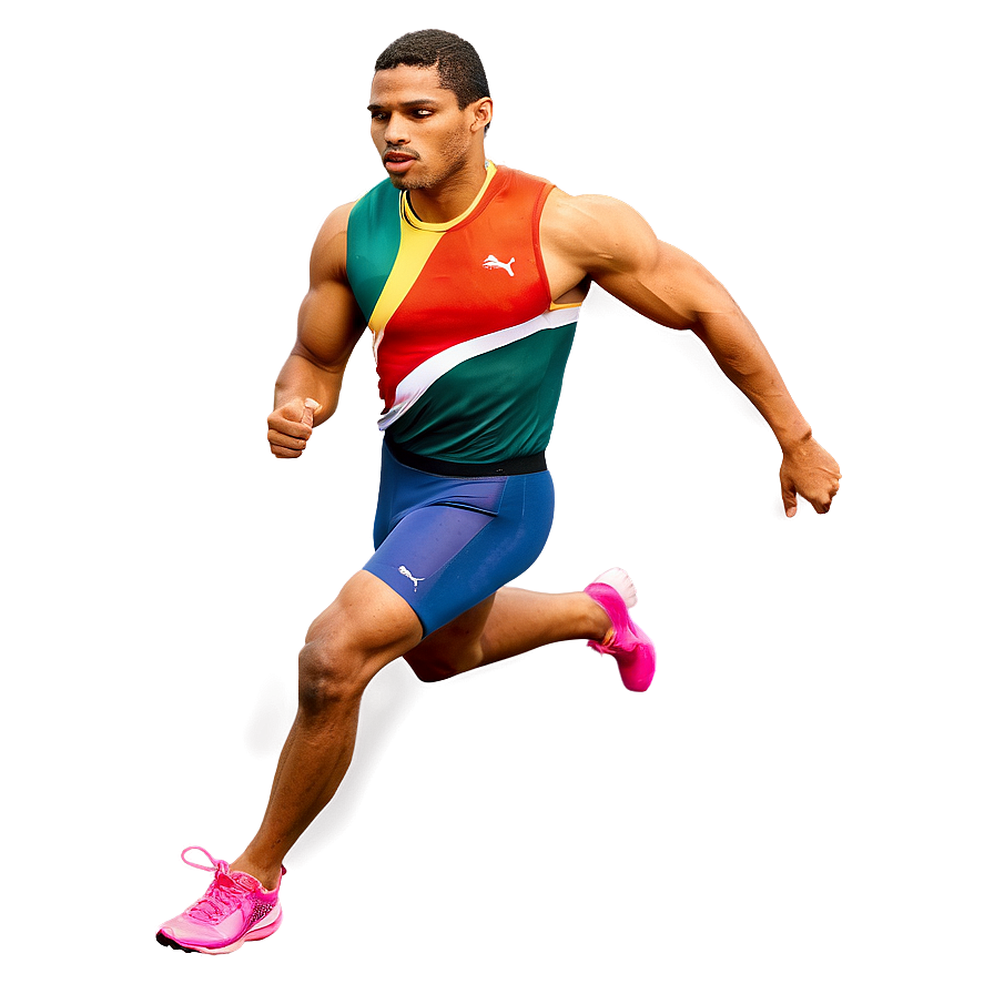 Track And Field Runner Png 75 PNG Image