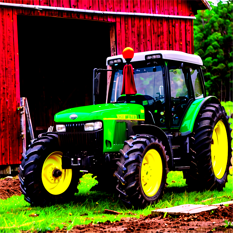 Tractor In Barn Png Dhg14 PNG Image