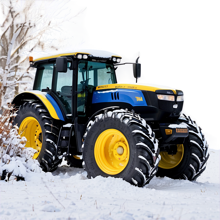 Tractor In Snow Png 23 PNG Image