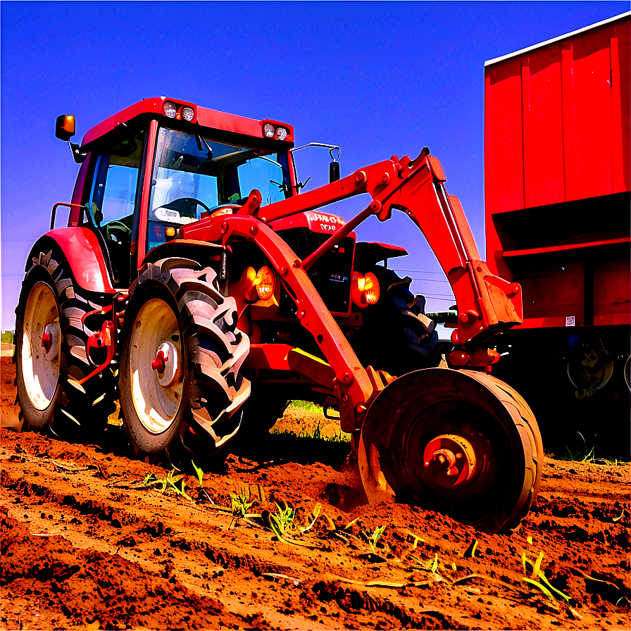 Tractor Plowing Png Lyl31 PNG Image