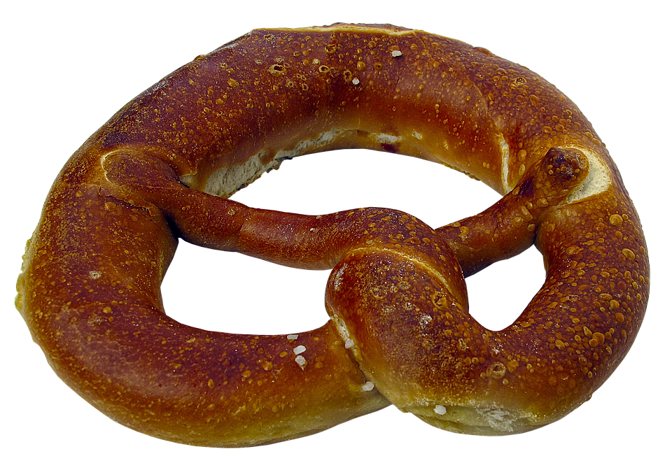 Traditional Baked Pretzel PNG Image