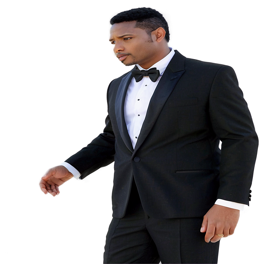 Traditional Black Tie Tuxedo Png 05242024 PNG Image