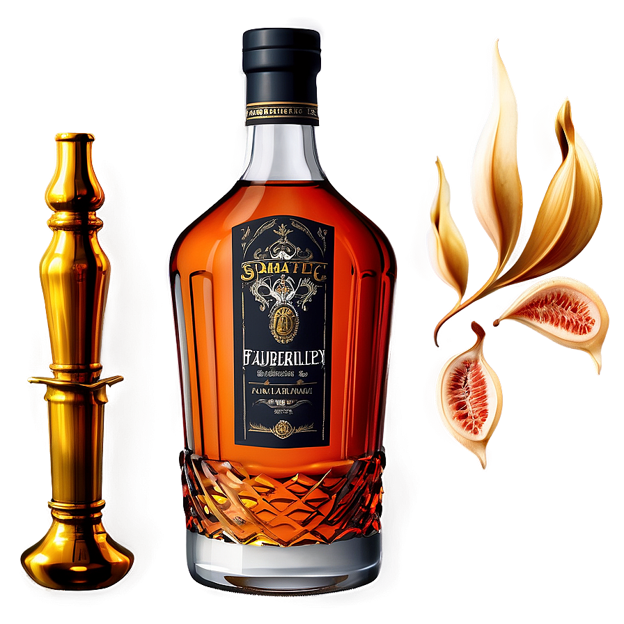 Traditional Brandy Bottle Png Qgg PNG Image