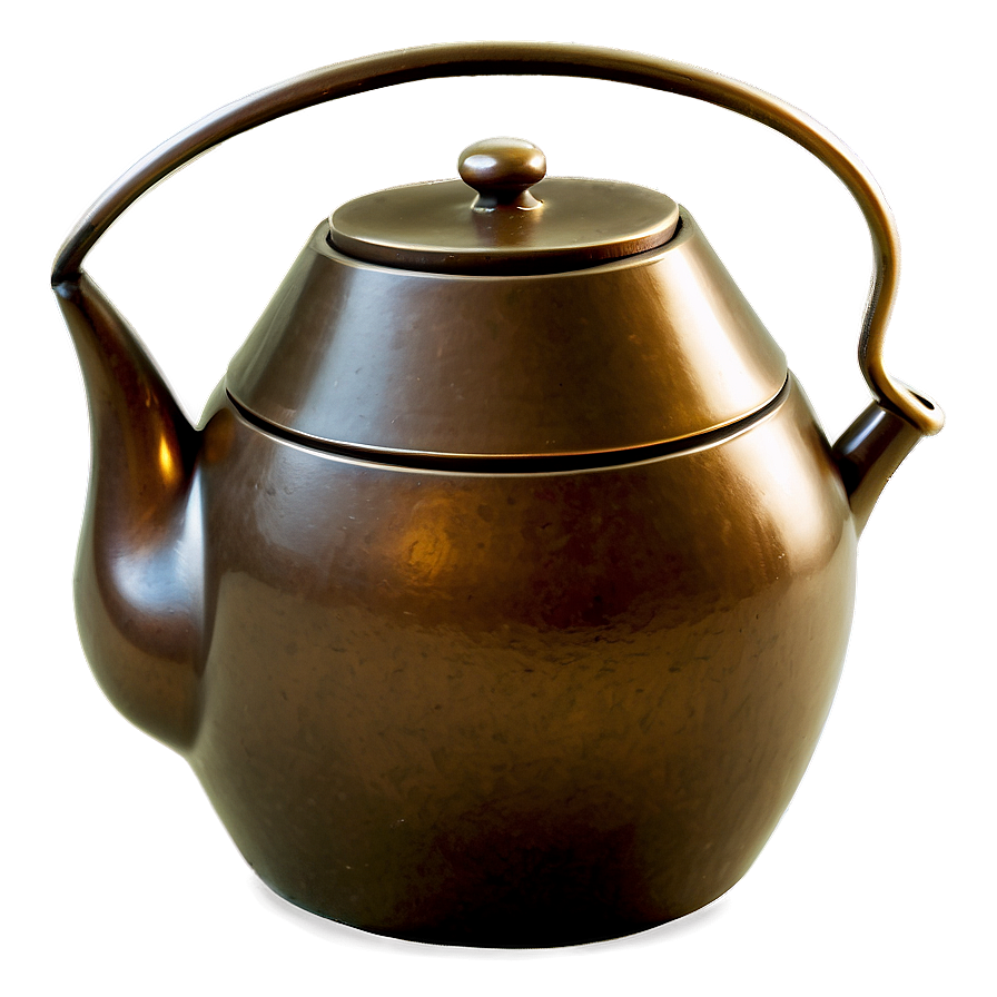 Traditional Bronze Teapot Png 06252024 PNG Image