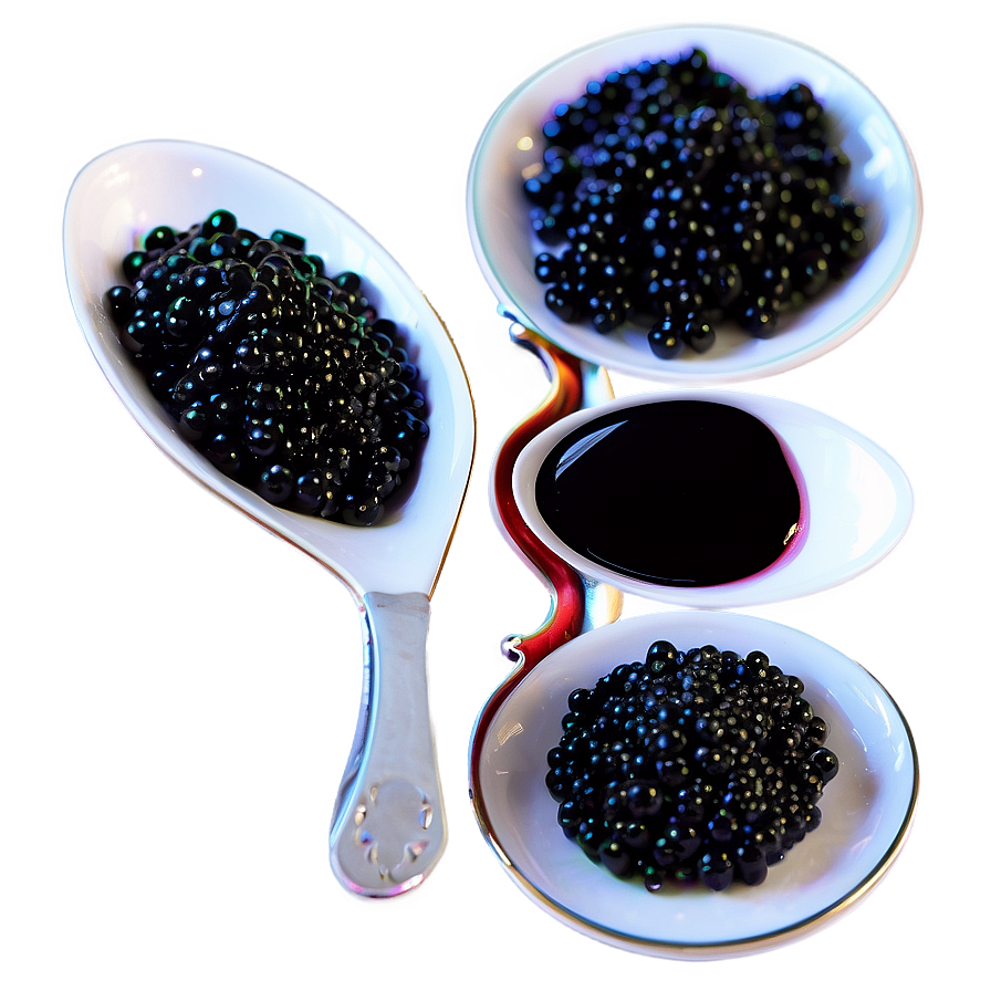 Traditional Caviar Service Png 06252024 PNG Image