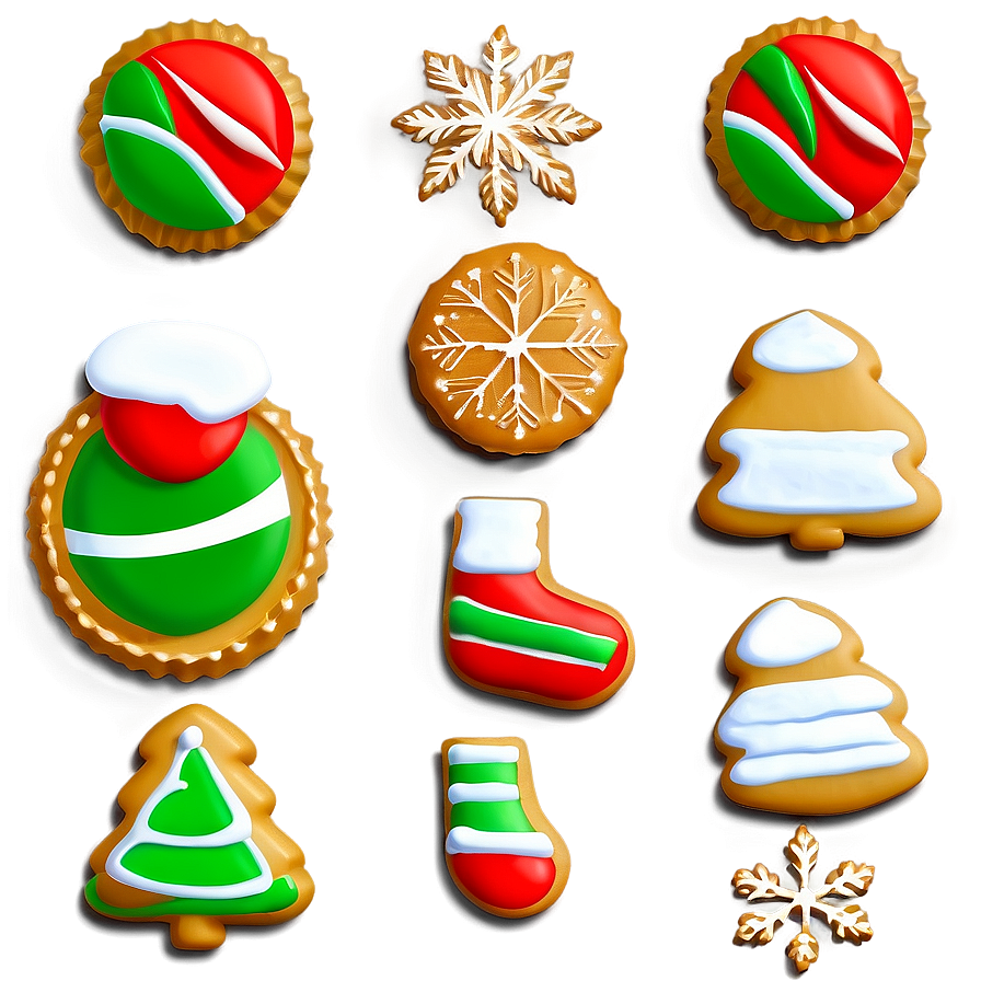 Traditional Christmas Cookie Designs Png 60 PNG Image