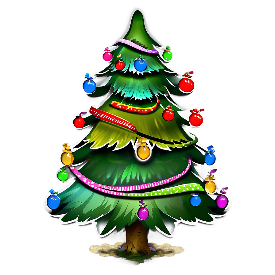 Traditional Christmas Tree Png Pjp PNG Image